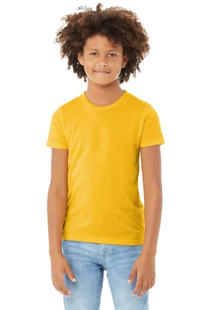 Bella   Canvas Youth Short Sleeve Crewneck T-Shirt - Yellow Gold