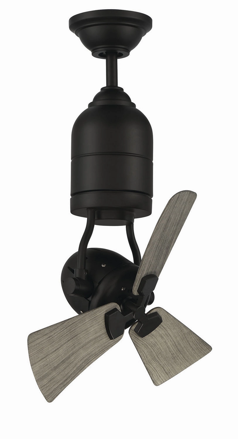 Bellows Uno Indoor/Outdoor 18"Ceiling Fan Flat Black