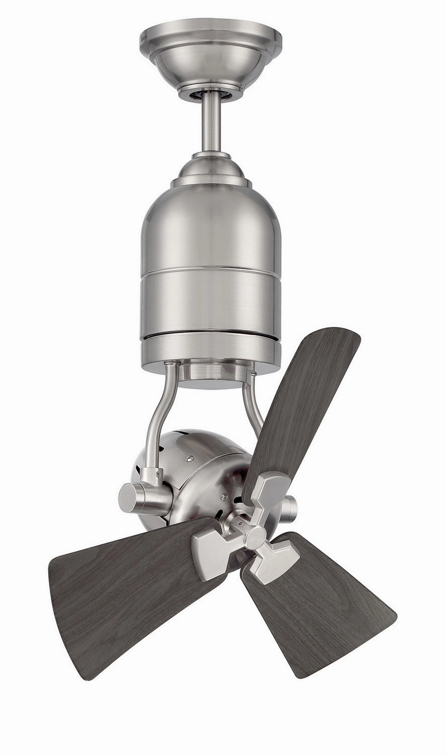Bellows Uno Indoor/Outdoor 18"Ceiling Fan Painted Nickel best small fans for home and travel