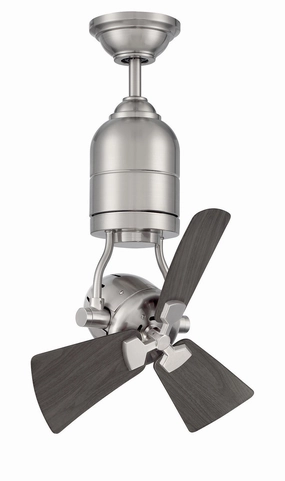 Bellows Uno Indoor/Outdoor 18"Ceiling Fan Painted Nickel best small fans for home and travel