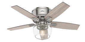 Bennett 44"Ceiling Fan Brushed Nickel best small fans for home and travel