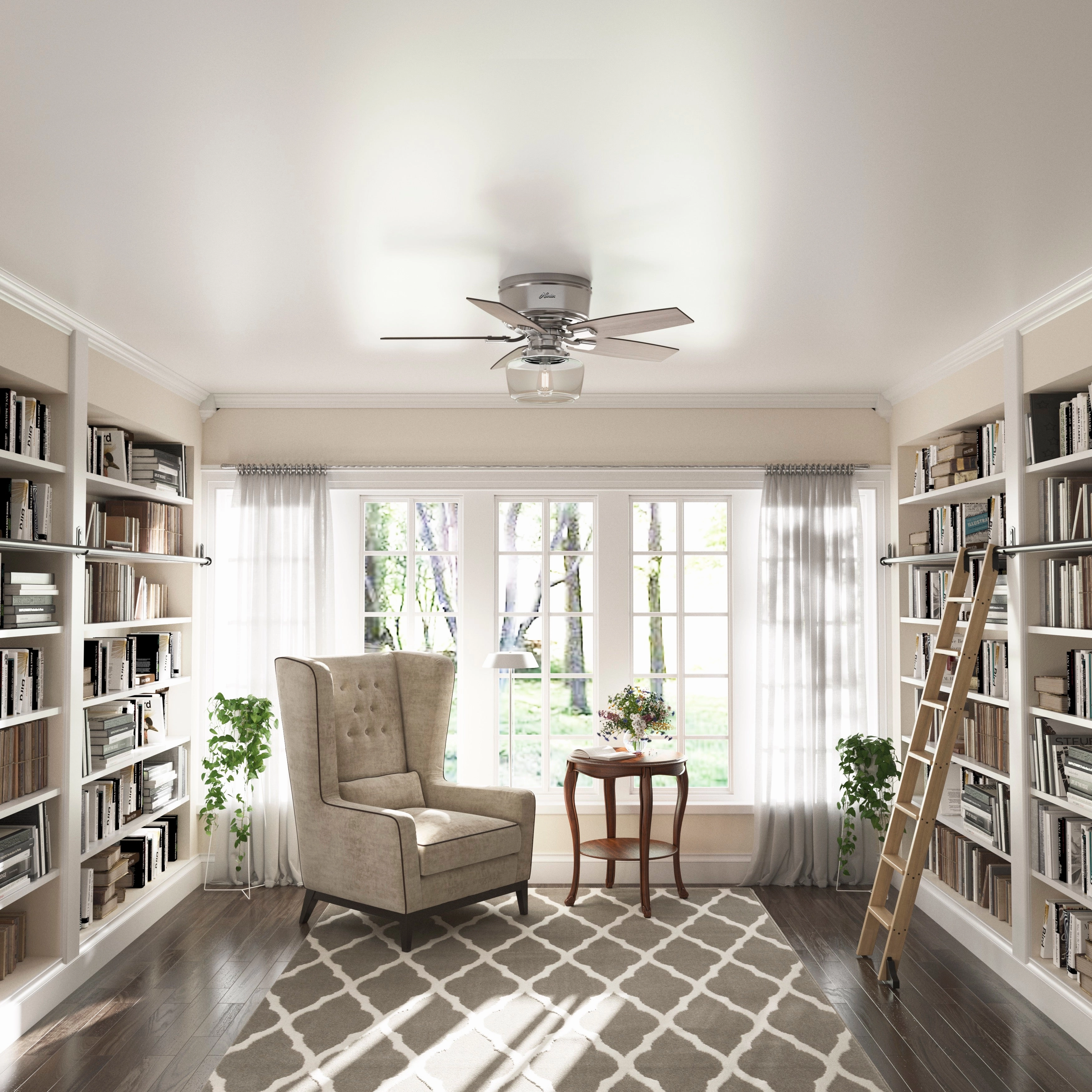 Bennett 44"Ceiling Fan Brushed Nickel