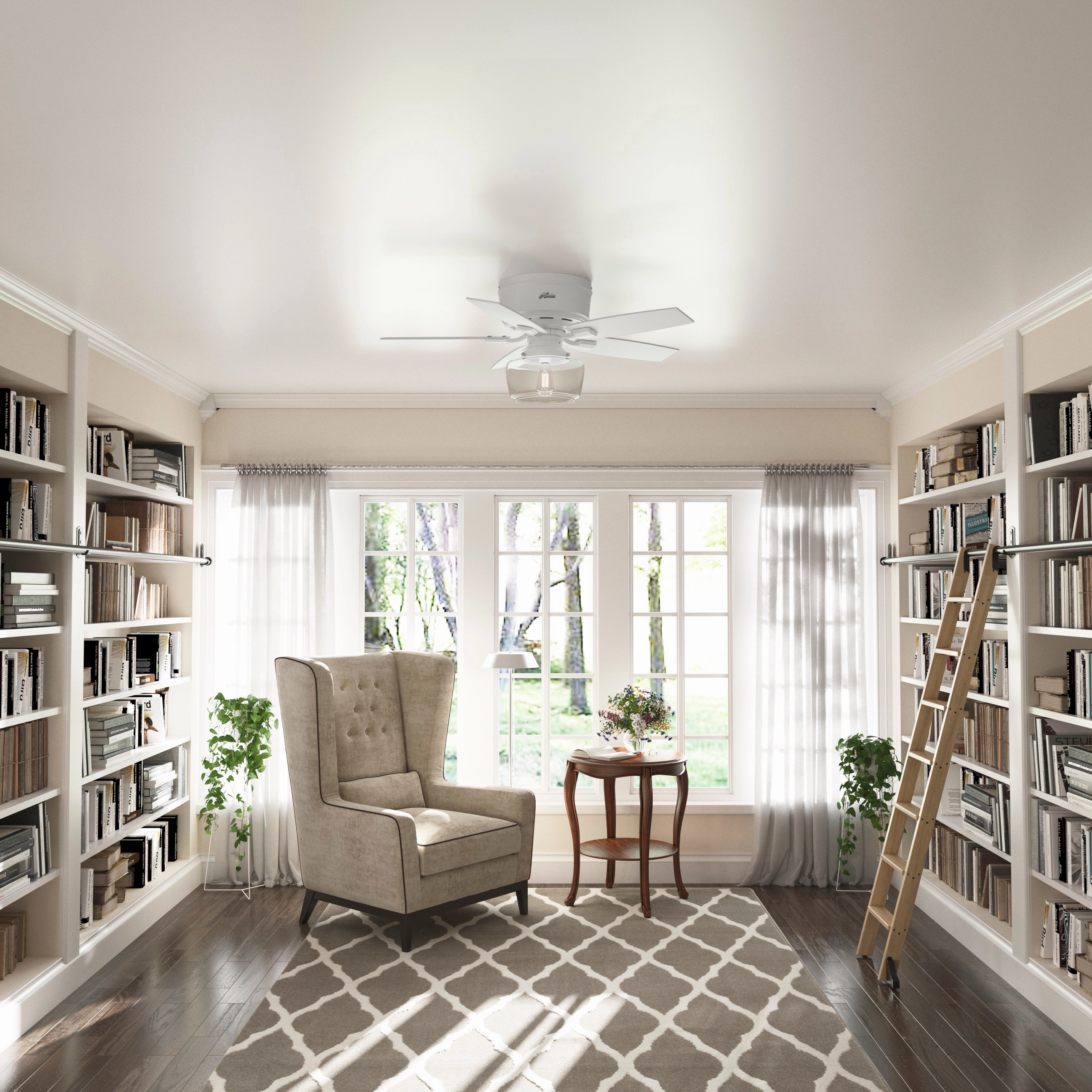 Bennett 44"Ceiling Fan Matte White