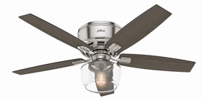 Bennett 52"Ceiling Fan Brushed Nickel high-speed electric fans for better airflow