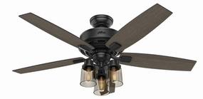 Bennett 52"Ceiling Fan Matte Black home cooling fans in medium size