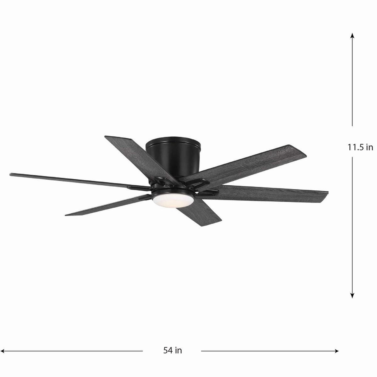 Bexar 54"Ceiling Fan Matte Black