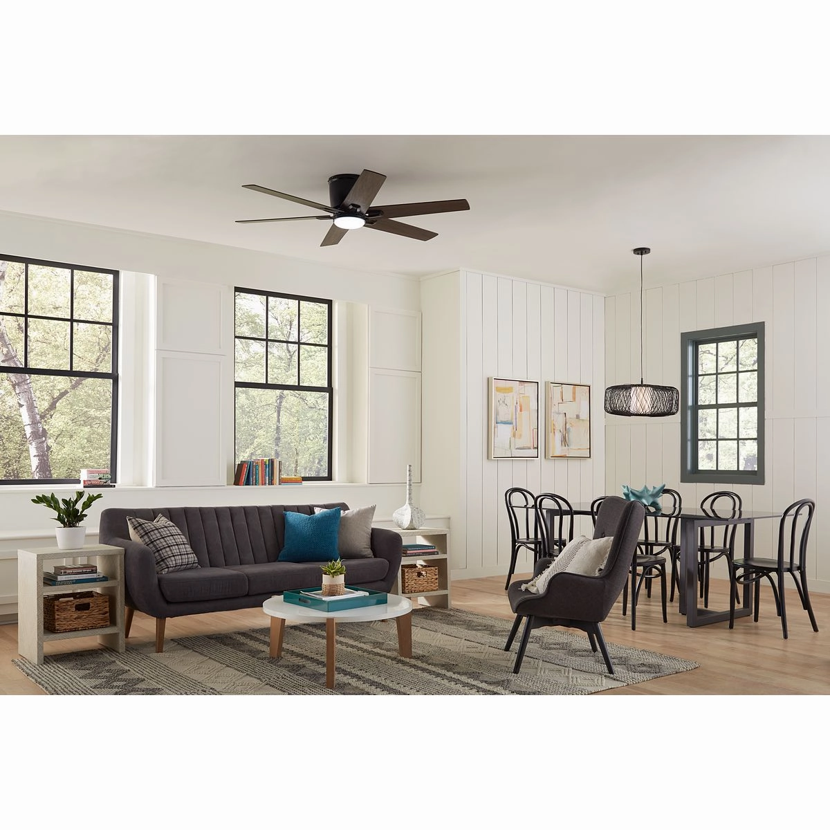 Bexar 54"Ceiling Fan Matte Black