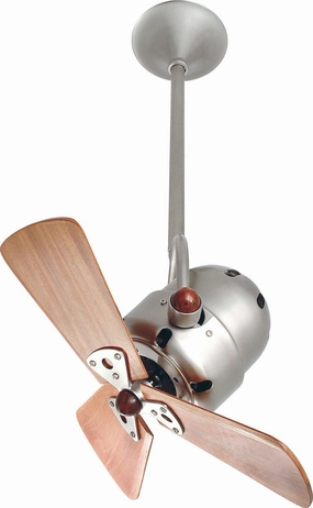 Bianca Direcional 16"Ceiling Fan Brushed Nickel quiet small fans for desk or nightstand