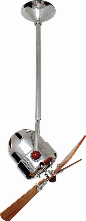 Bianca Direcional 16"Ceiling Fan Polished Chrome low-noise fans for peaceful environments