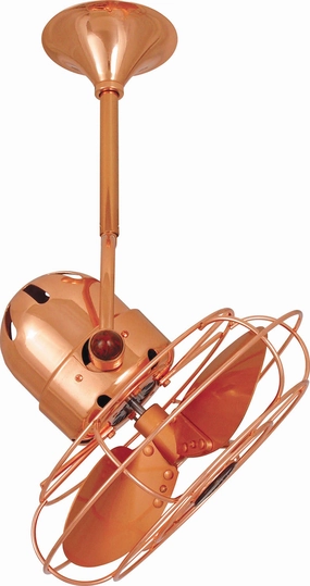 Bianca Direcional 16"Ceiling Fan Polished Copper whisper-quiet fans for bedrooms and offices