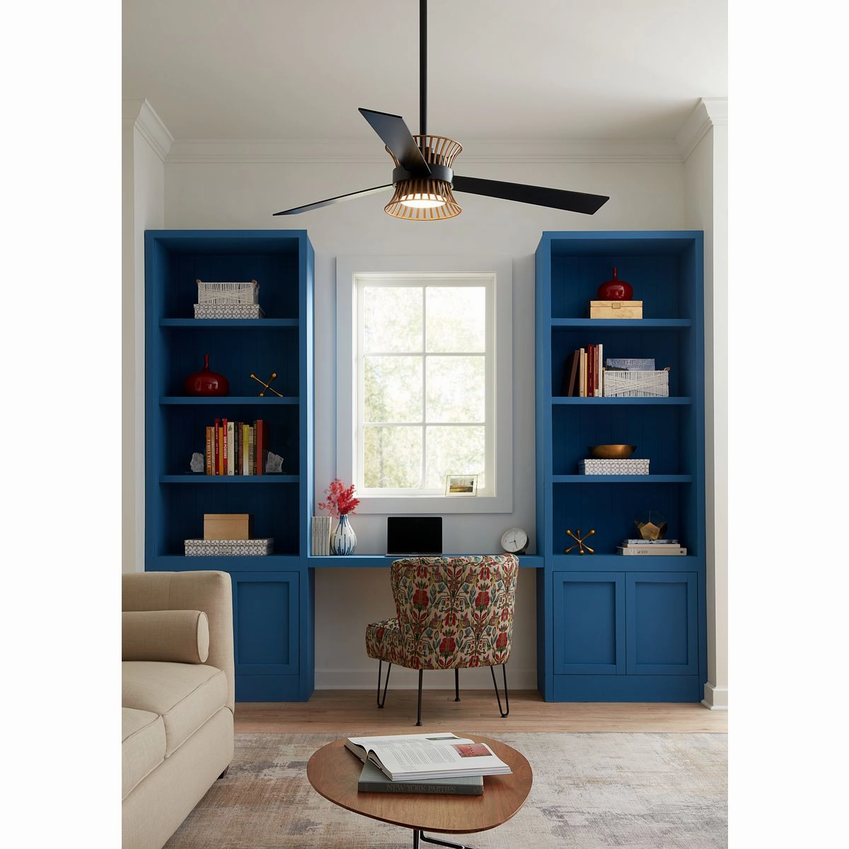 Bisbee 55"Ceiling Fan Matte Black