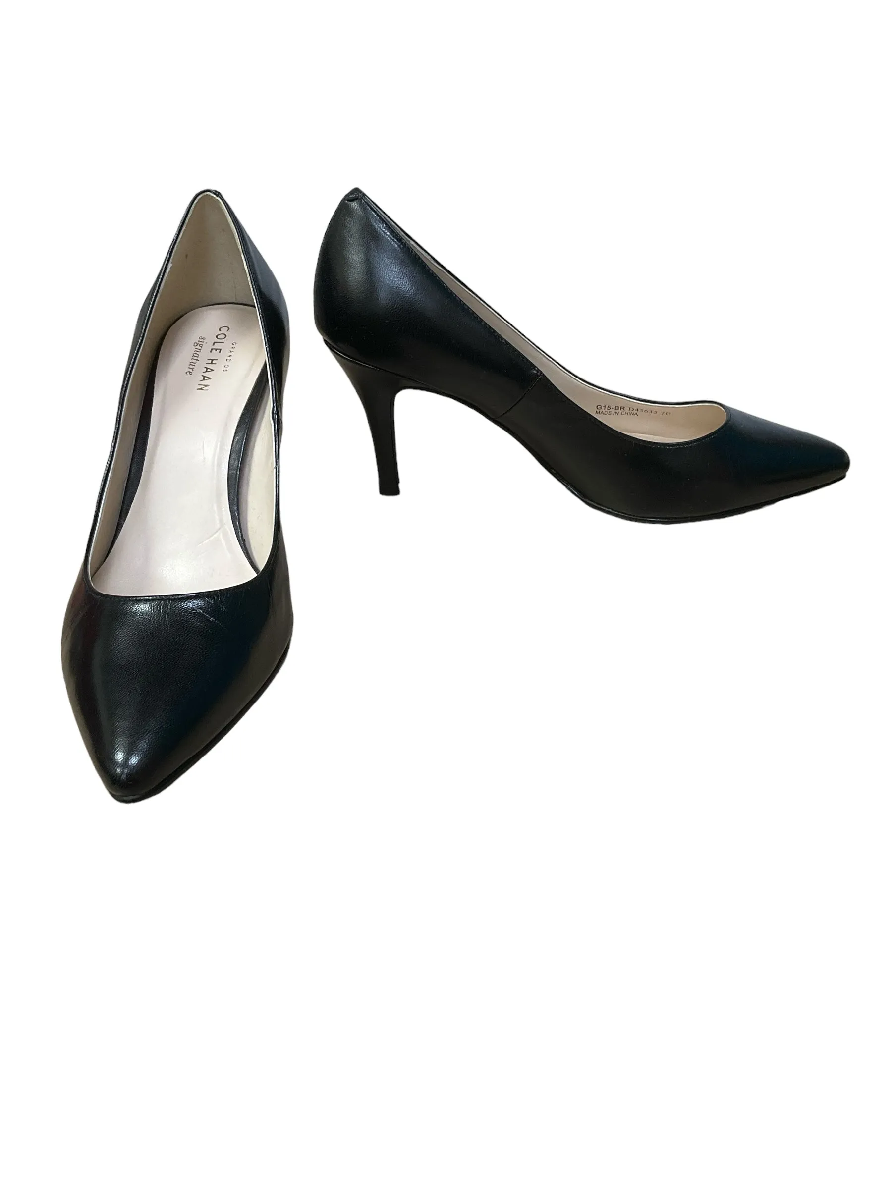 Black Shoes Heels Stiletto Cole-haan, Size 7 cole haan