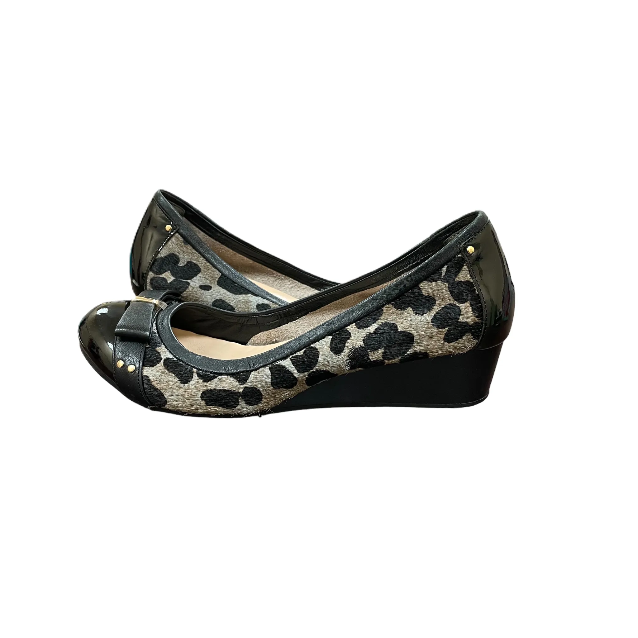 Black Shoes Heels Wedge By Cole-haan, Size: 6 cole haan