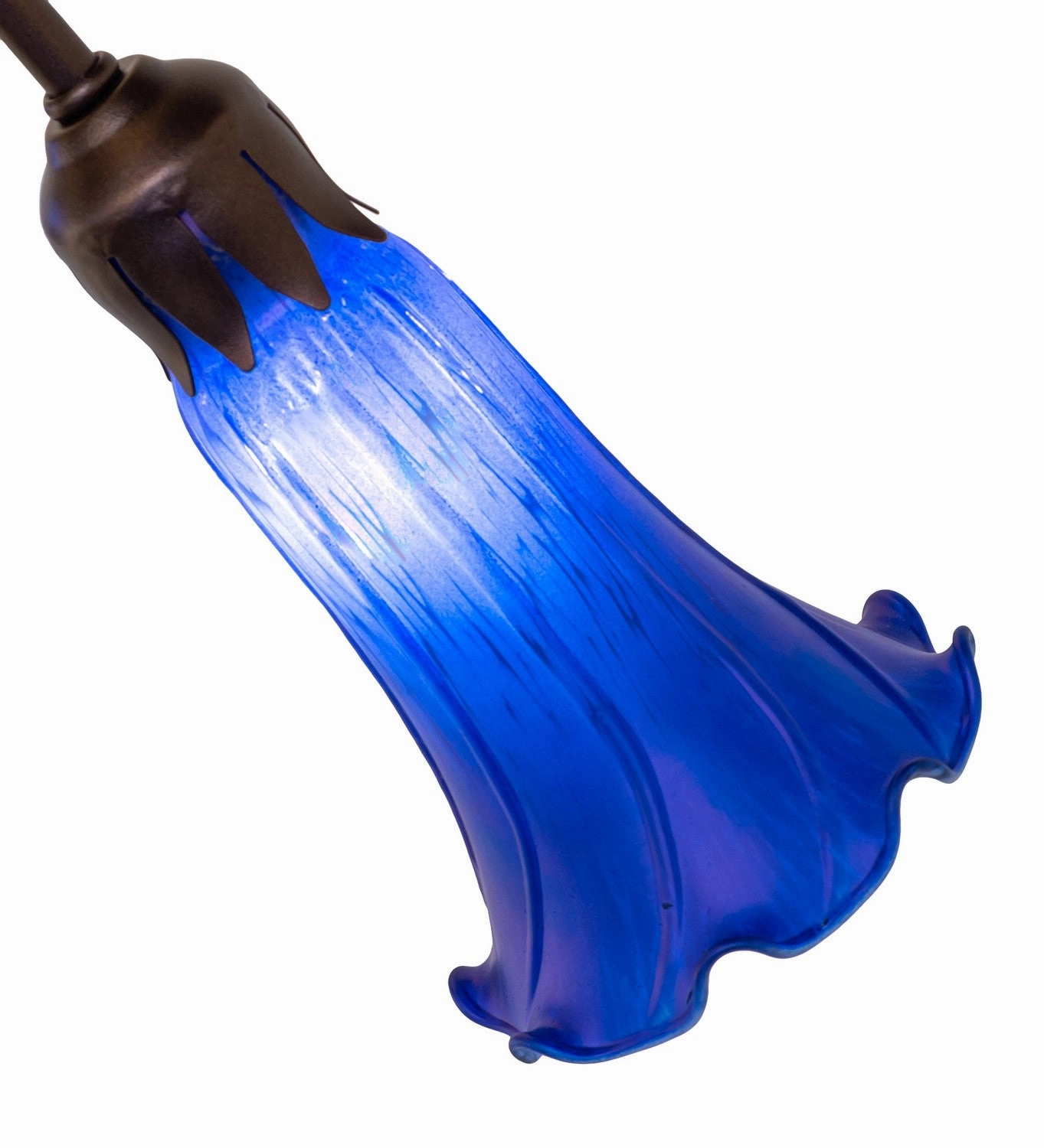 Blue Four Light Fan Light