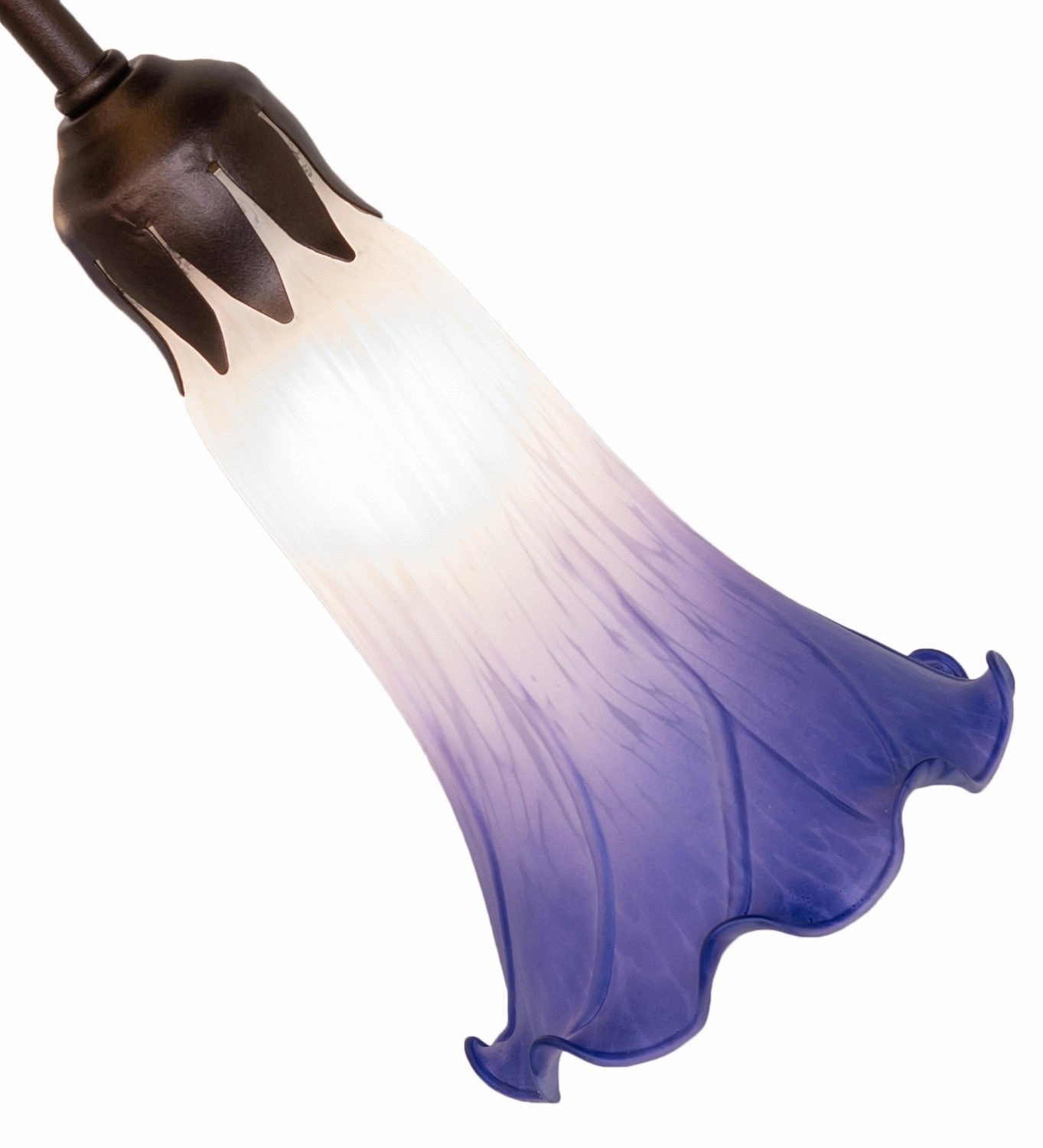 Blue/White Four Light Fan Light