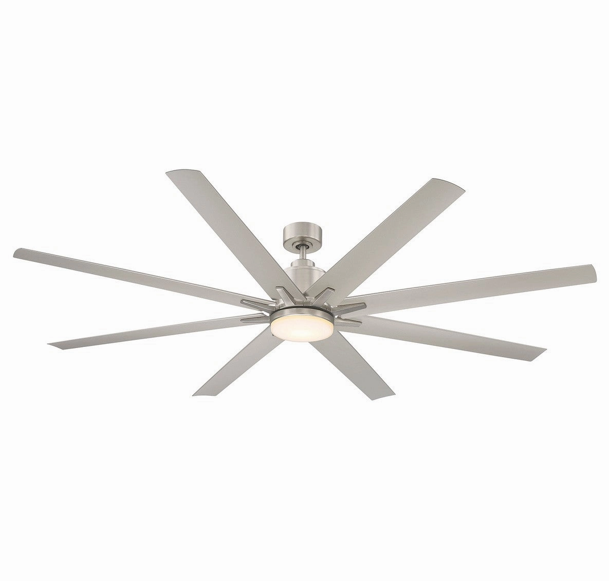 Bluffton 72" Outdoor Ceiling Fan Brushed Nickel outdoor exterior fans for patio cooling