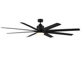Bluffton 72" Outdoor Ceiling Fan Matte Black outdoor exterior fans for patio cooling