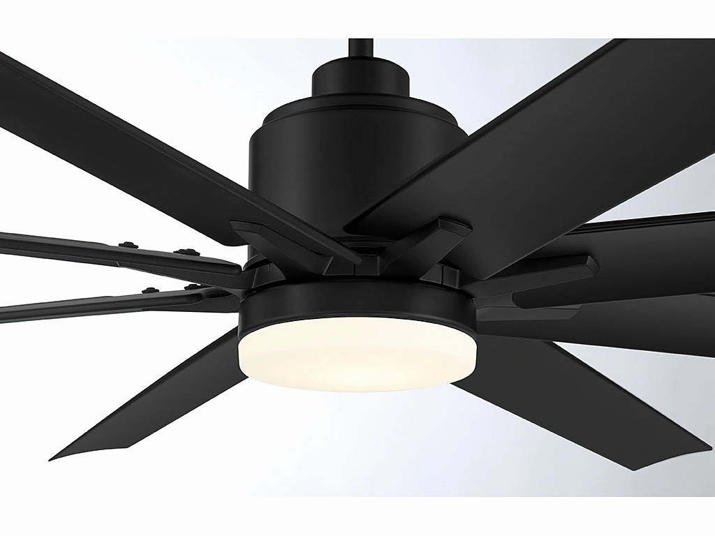 Bluffton 72" Outdoor Ceiling Fan Matte Black