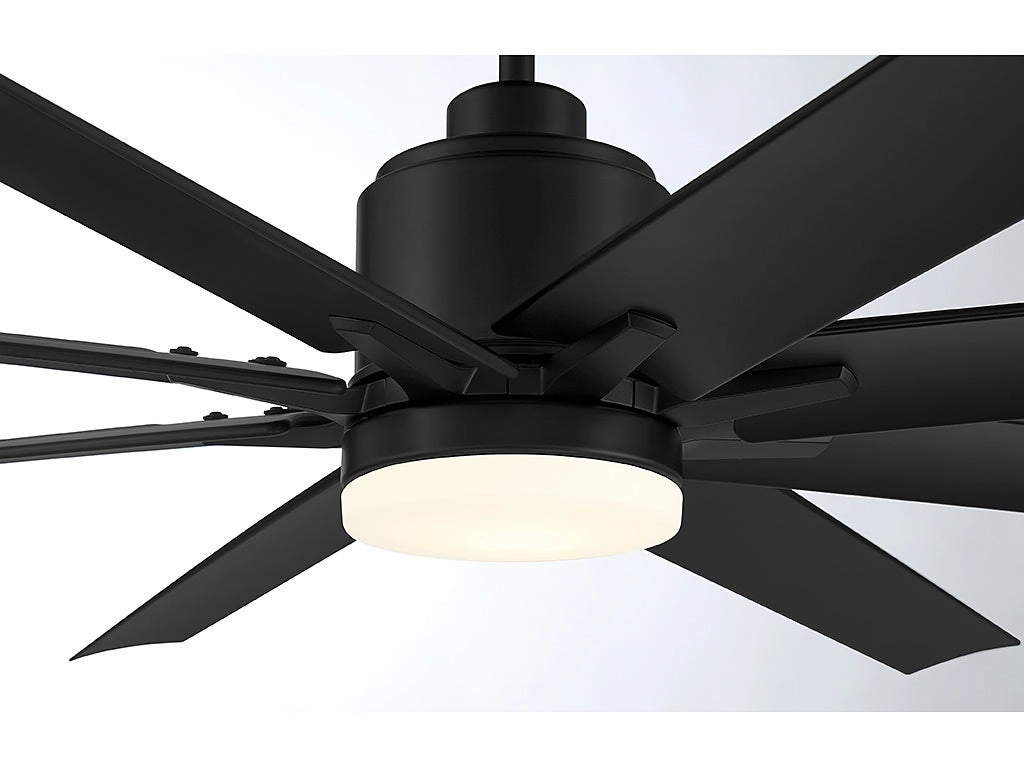 Bluffton 72" Outdoor Ceiling Fan Matte Black