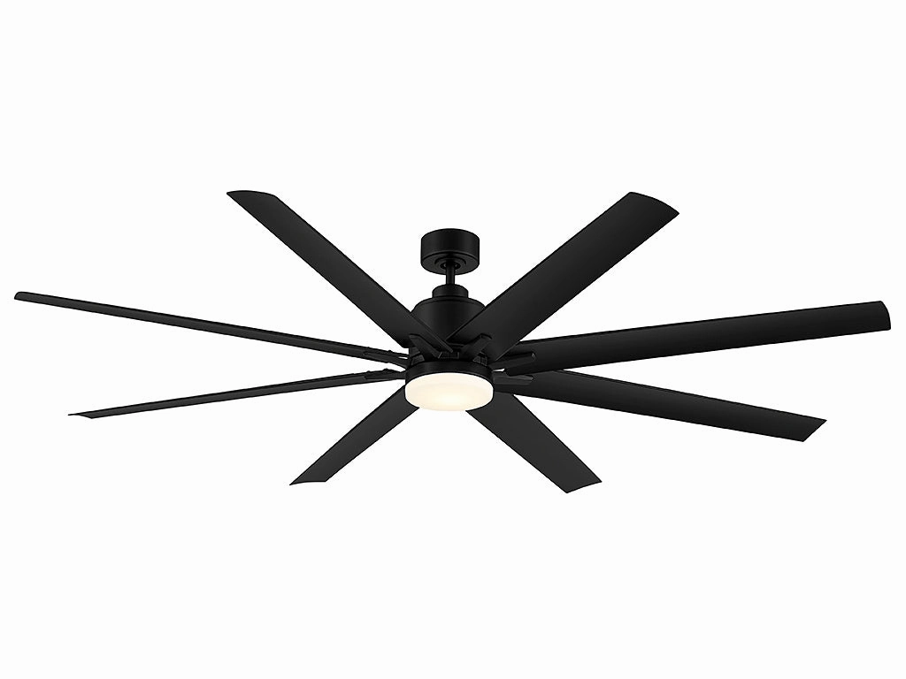 Bluffton 72" Outdoor Ceiling Fan Matte Black