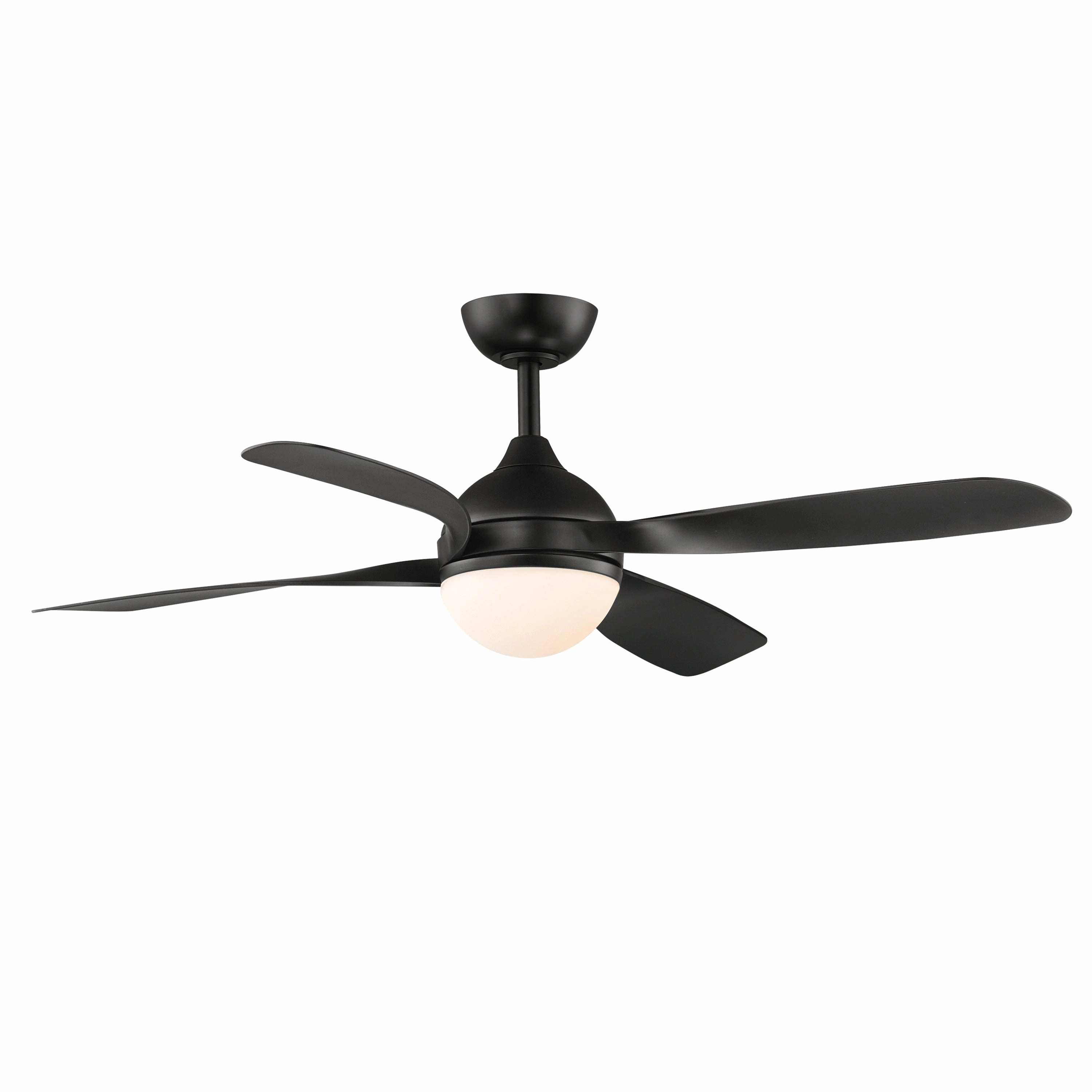 Bola 52"Ceiling Fan Black compact electric fans for small spaces