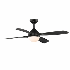 Bola 52"Ceiling Fan Black compact electric fans for small spaces