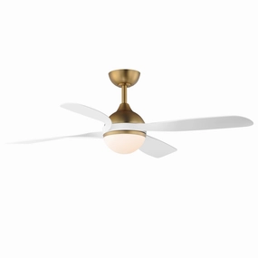 Bola 52"Ceiling Fan Natural Aged Brass oscillating electric fans for full room circulation