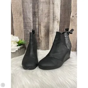 Boots Ankle Heels By Toms In Black, Size: 9.5