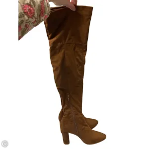 Boots Knee Heels By Steve Madden In Brown, Size: 7