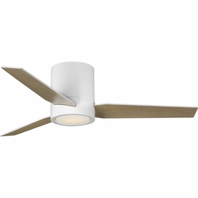 Braden 44"Ceiling Fan Satin White low-noise fans for peaceful environments