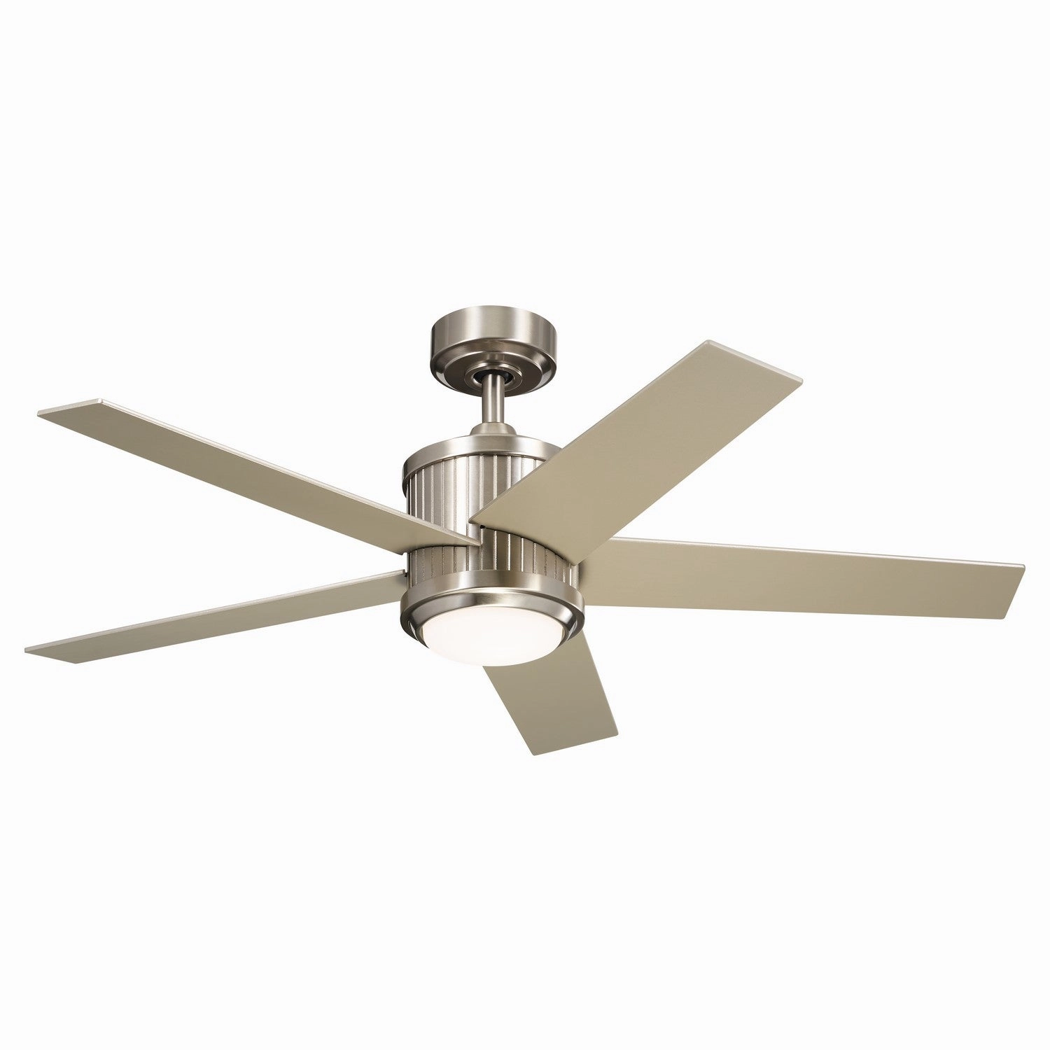 Brahm 48"Ceiling Fan Brushed Stainless Steel adjustable fans for targeted cooling