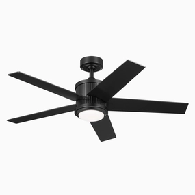 Brahm 48"Ceiling Fan Satin Black small electric fans for personal cooling