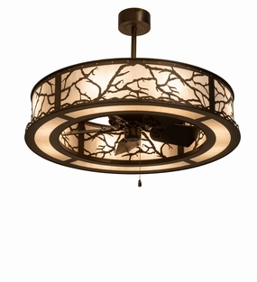 Branches Eight Light Chandel-Air cool breeze fans for quiet operation
