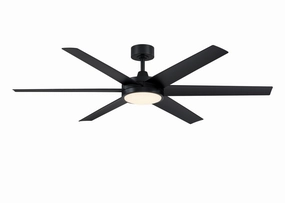 Brawn 64"Ceiling Fan Black modern electric fans for minimalist decor