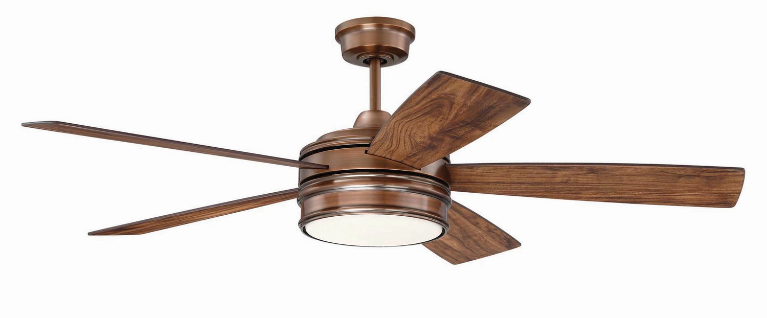 Braxton 52"Ceiling Fan Brushed Copper