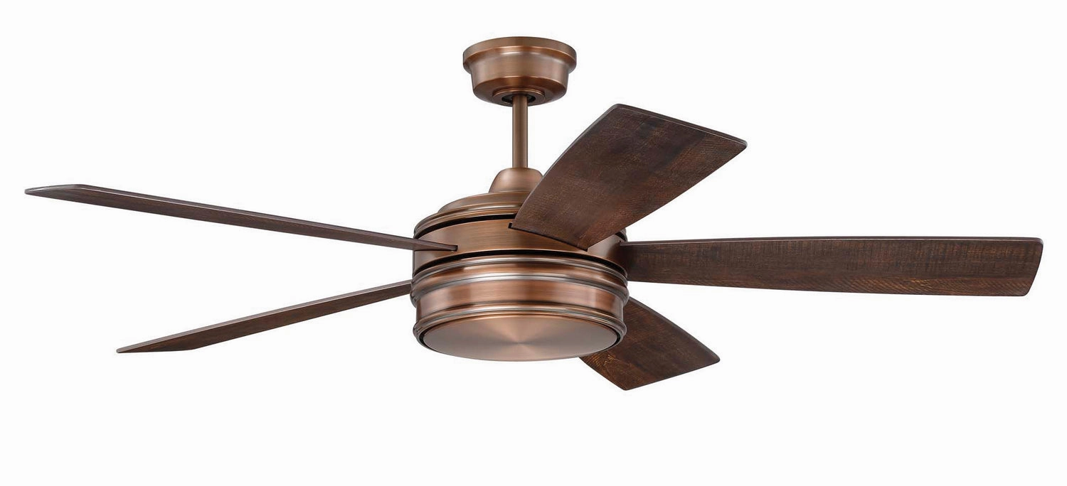 Braxton 52"Ceiling Fan Brushed Copper