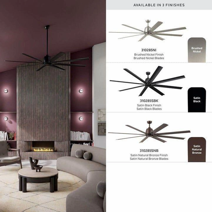 Breda 84" 8-Blade Ceiling Fan