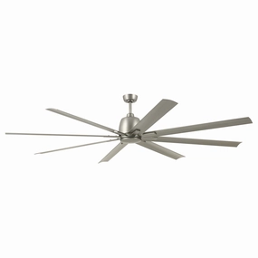 Breda 84"Ceiling Fan Brushed Nickel large electric fans for spacious rooms