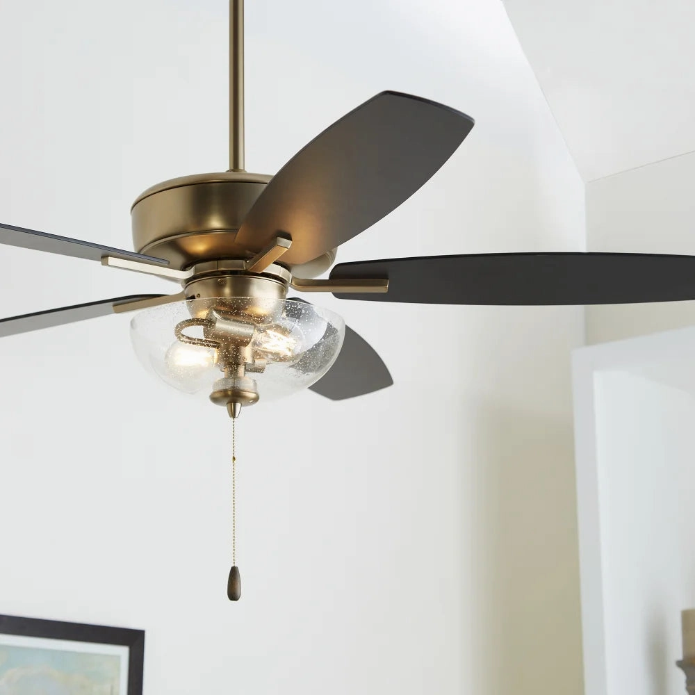 Breeze 52"Ceiling Fan Aged Brass