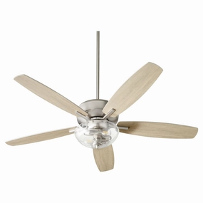 Breeze 52"Ceiling Fan Satin Nickel energy-efficient fans for everyday cooling
