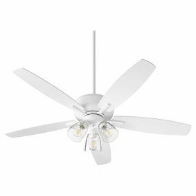 Breeze 52"Ceiling Fan Studio White versatile medium fans for any space