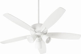 Breeze 52"Ceiling Fan Studio White affordable cooling fans for summer
