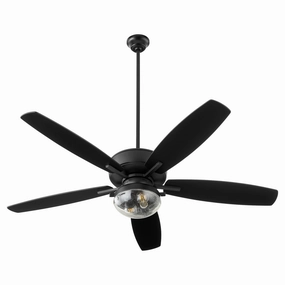 Breeze Patio 52"Ceiling Fan Matte Black weatherproof fans for outdoor environments