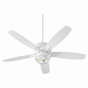 Breeze Patio 52"Patio Fan Studio White Studio White weatherproof fans for outdoor environments
