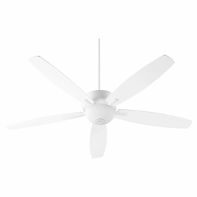 Breeze Patio 60"Patio Fan Studio White weatherproof fans for outdoor environments