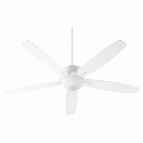 Breeze Patio 60"Patio Fan Studio White whisper-quiet fans for bedrooms and offices