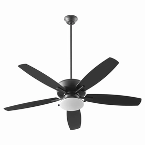 Breeze Patio Plus 52 52"Patio Fan Matte Black outdoor exterior fans for patio cooling