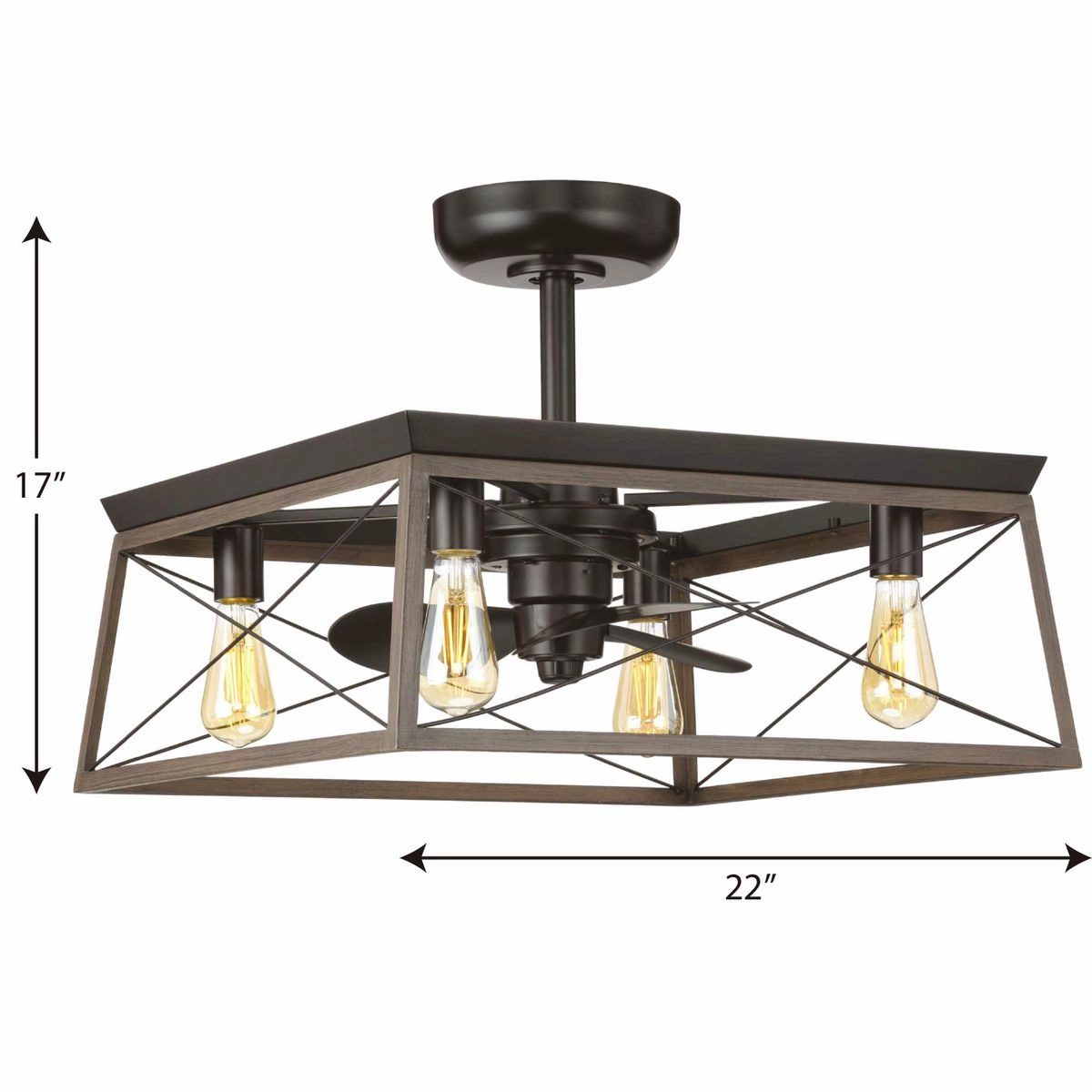 Briarwood 22"Ceiling Fan Antique Bronze