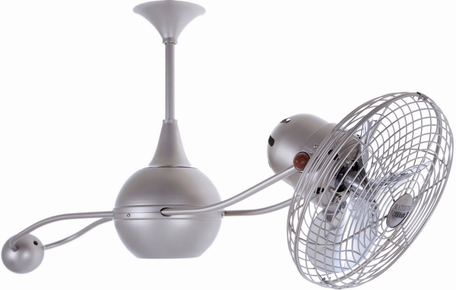 Brisa 2000 40"Ceiling Fan Brushed Nickel quiet small fans for desk or nightstand