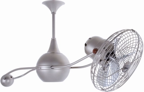 Brisa 2000 40"Ceiling Fan Brushed Nickel quiet small fans for desk or nightstand
